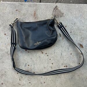 Black Kate Spade Leather Crossbody Bag